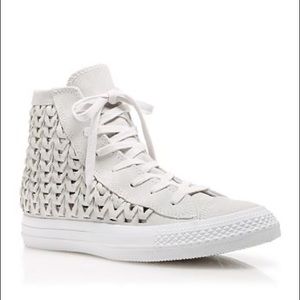 Converse Woven Suede High Top Sneakers
